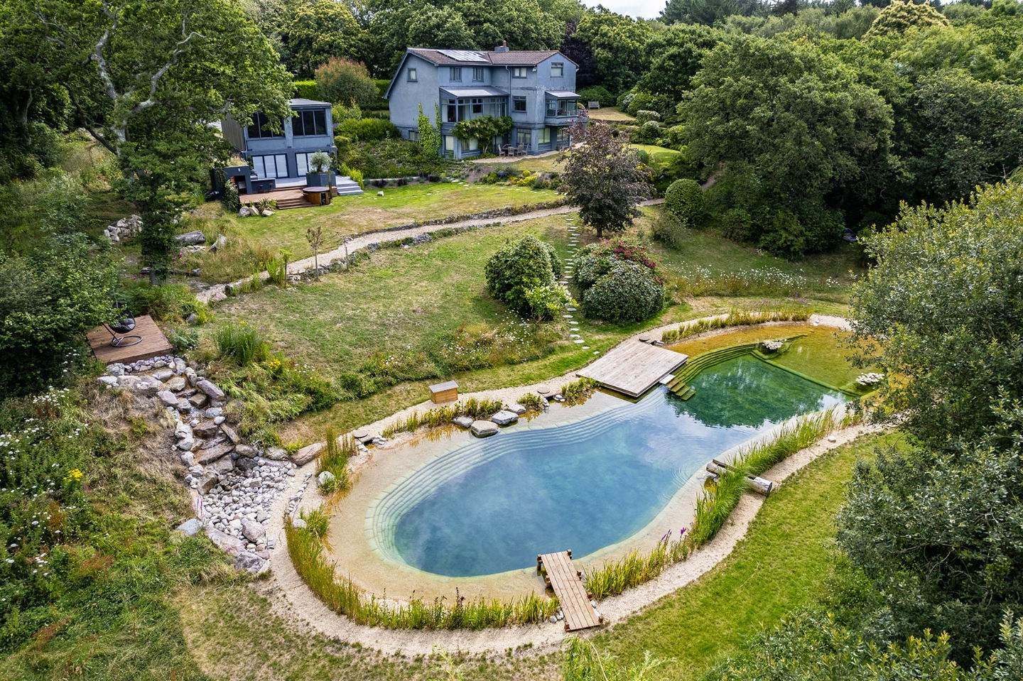 Swimming pond in Hampshire