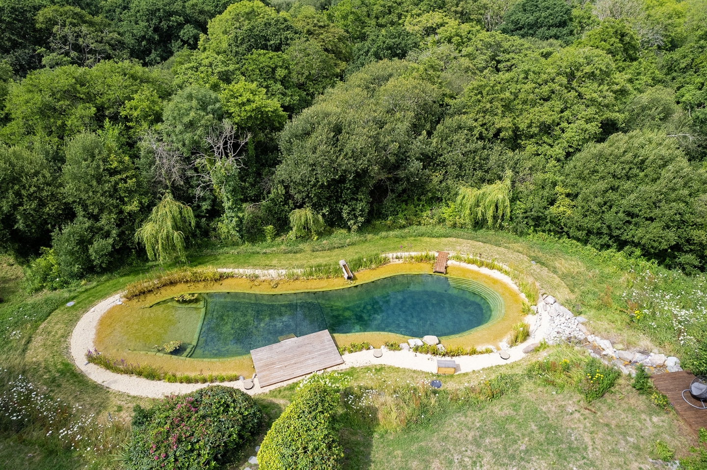 Swimming pond in Hampshire