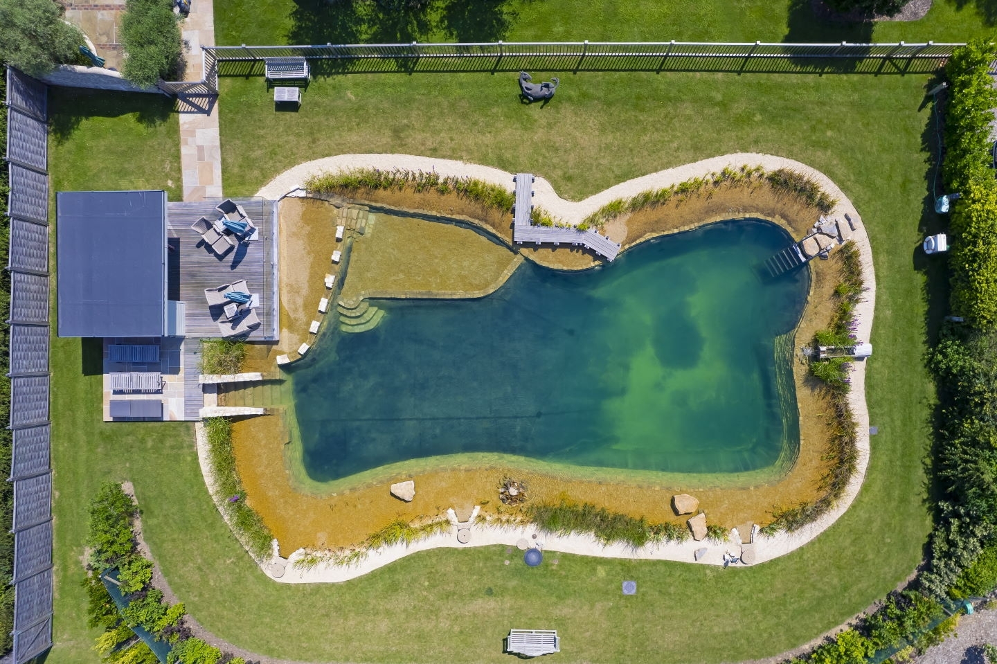 Swimming pond in East Sussex