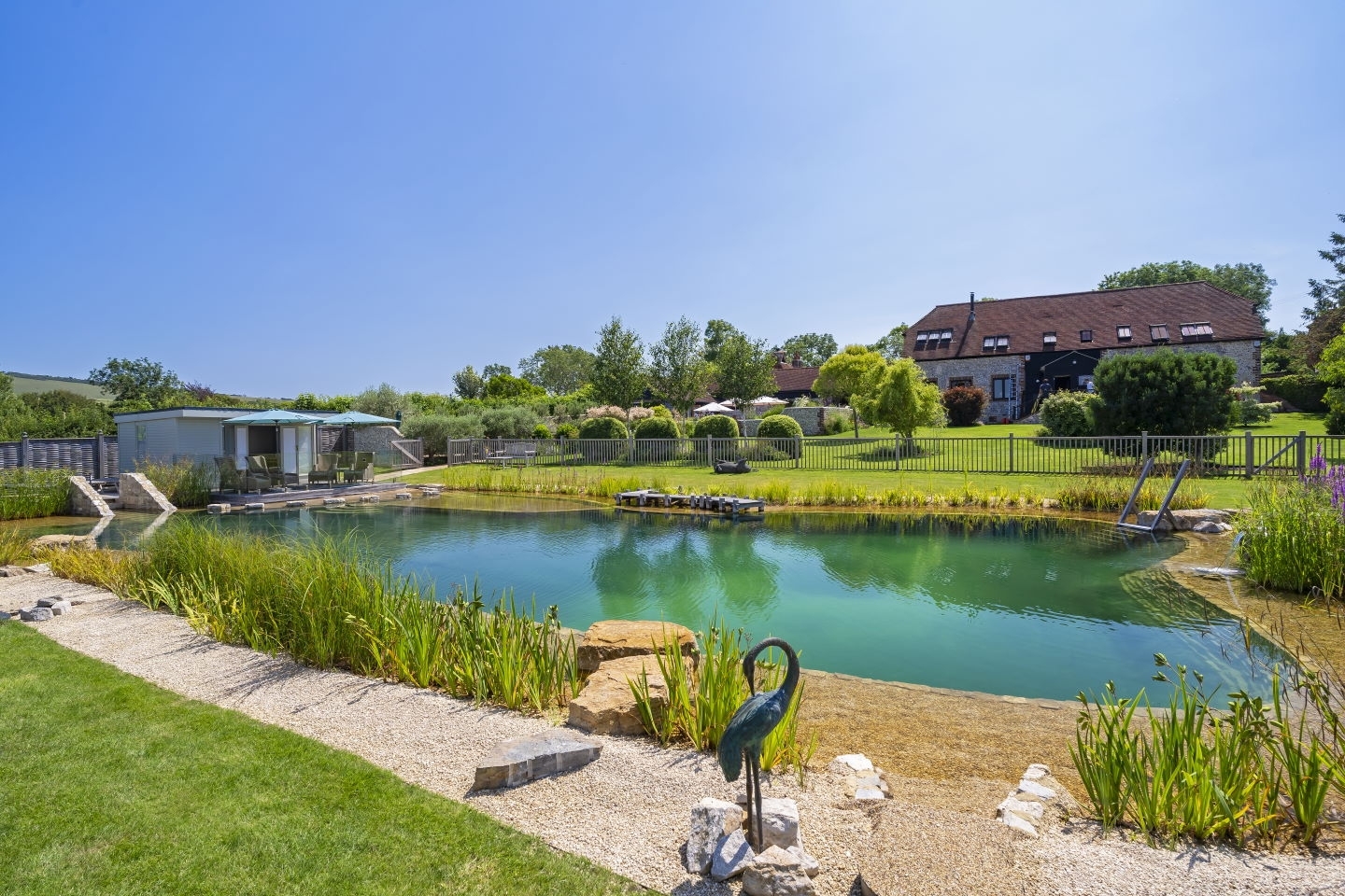 Swimming pond in East Sussex