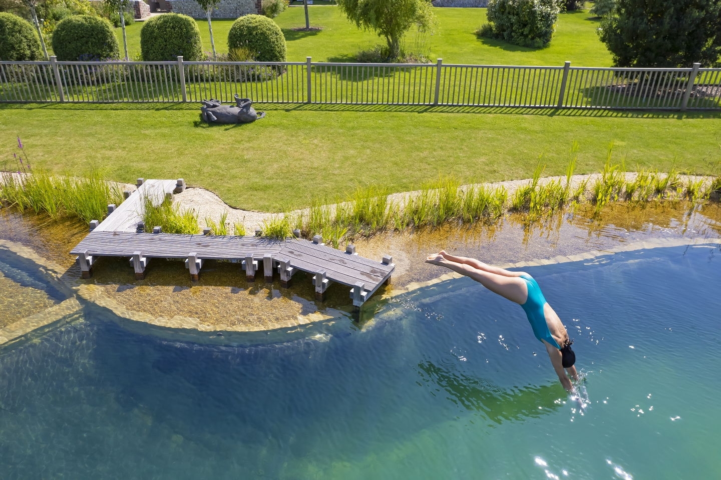 Swimming pond in East Sussex