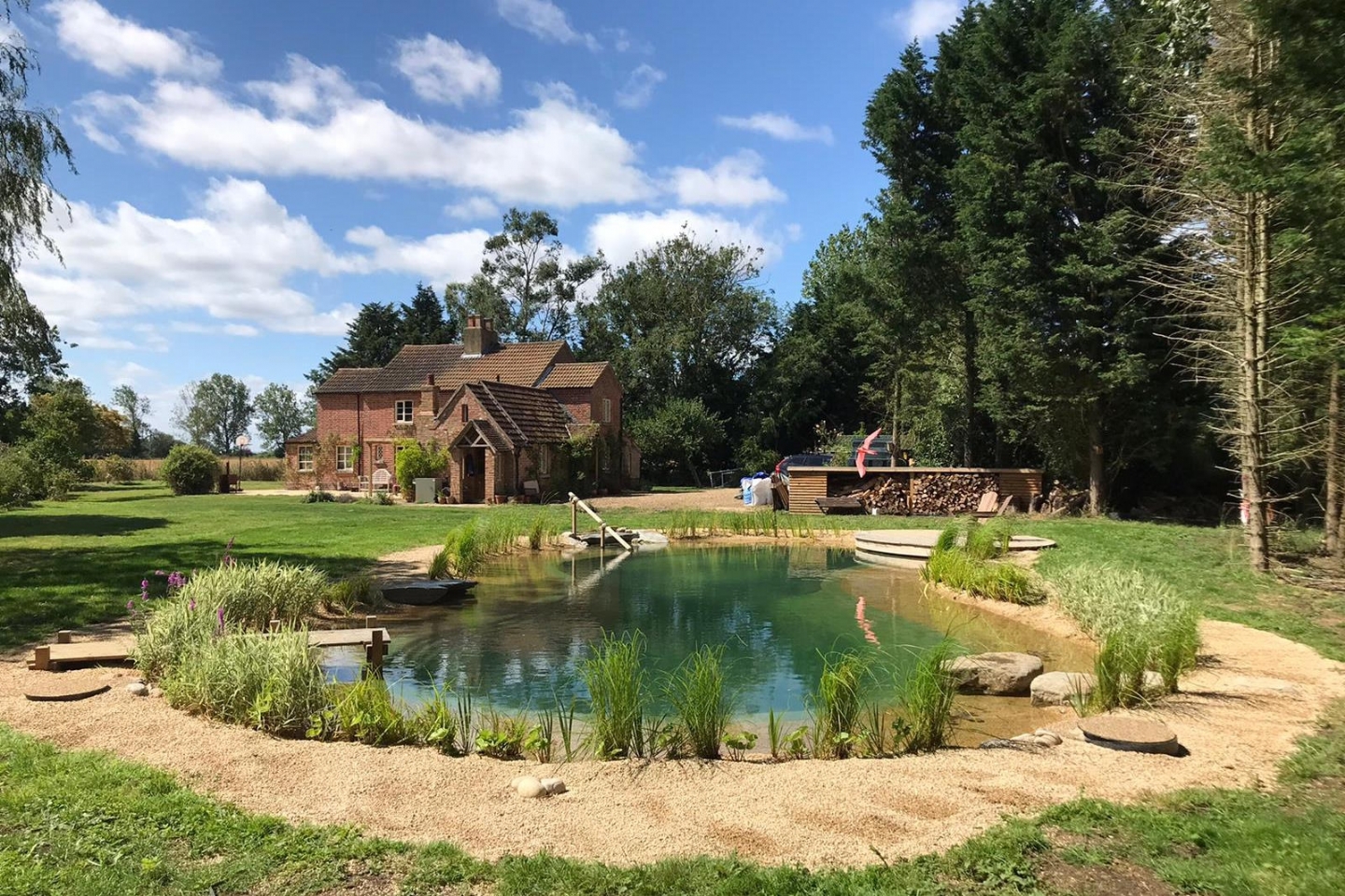 Swimming ponds summer July and August 2024