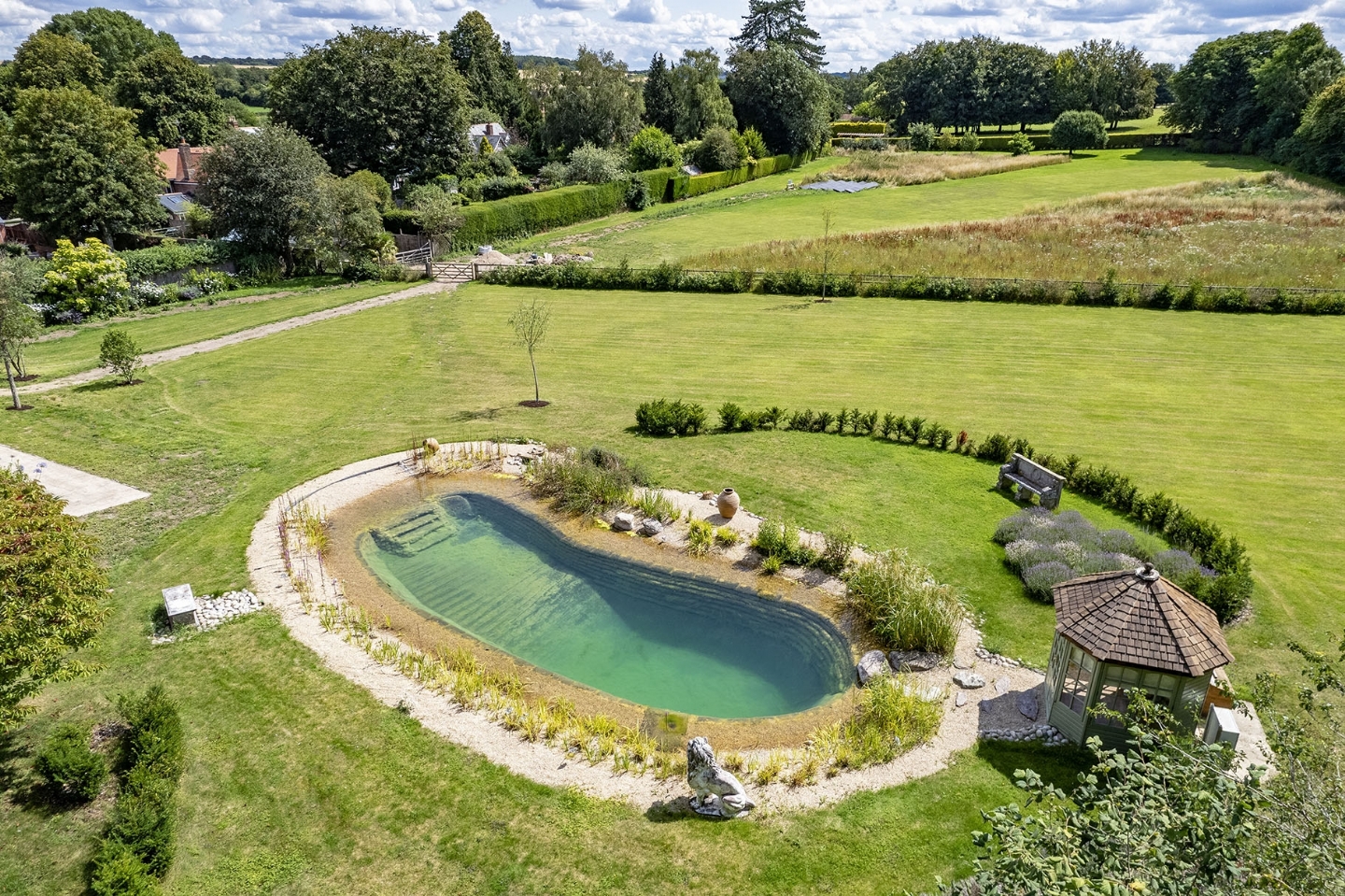 Swimming pond in Hampshire