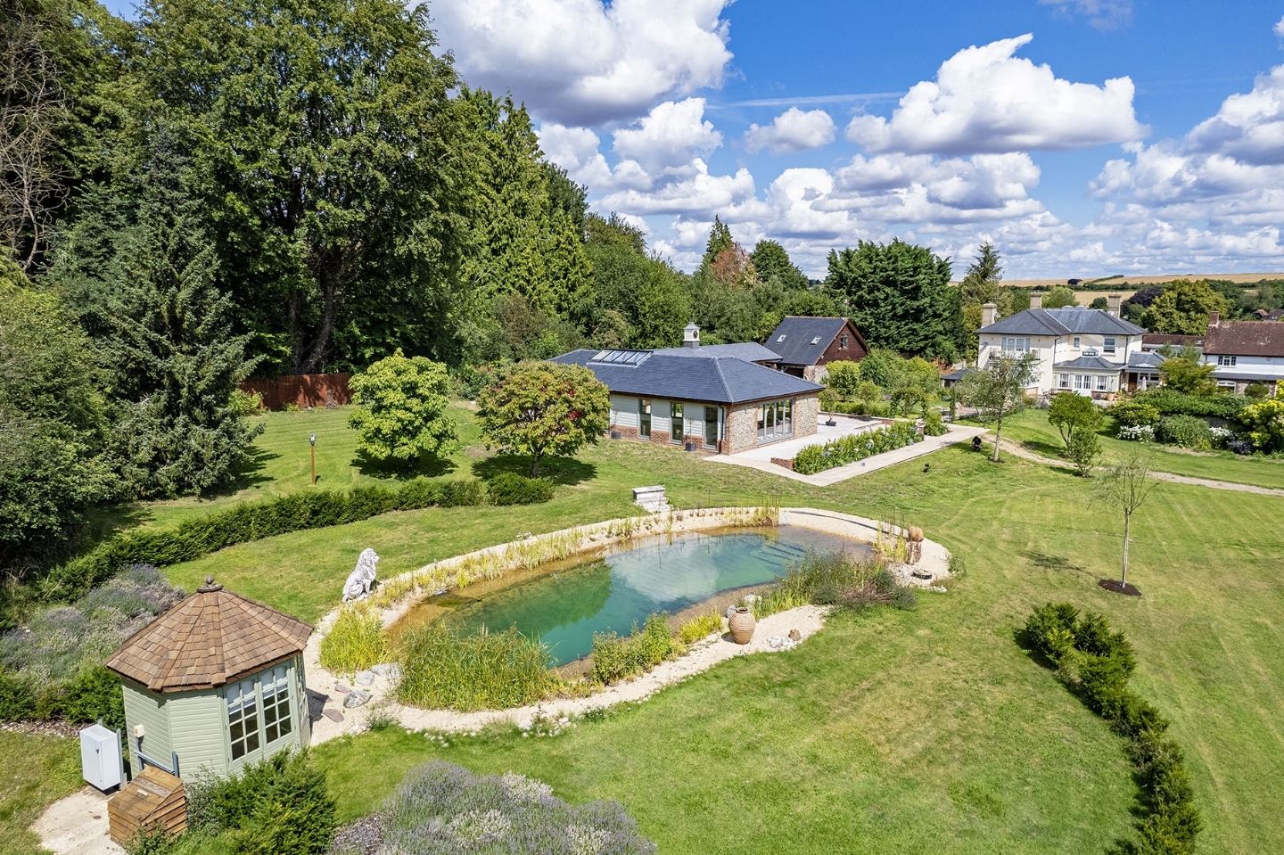 Swimming pond in Hampshire