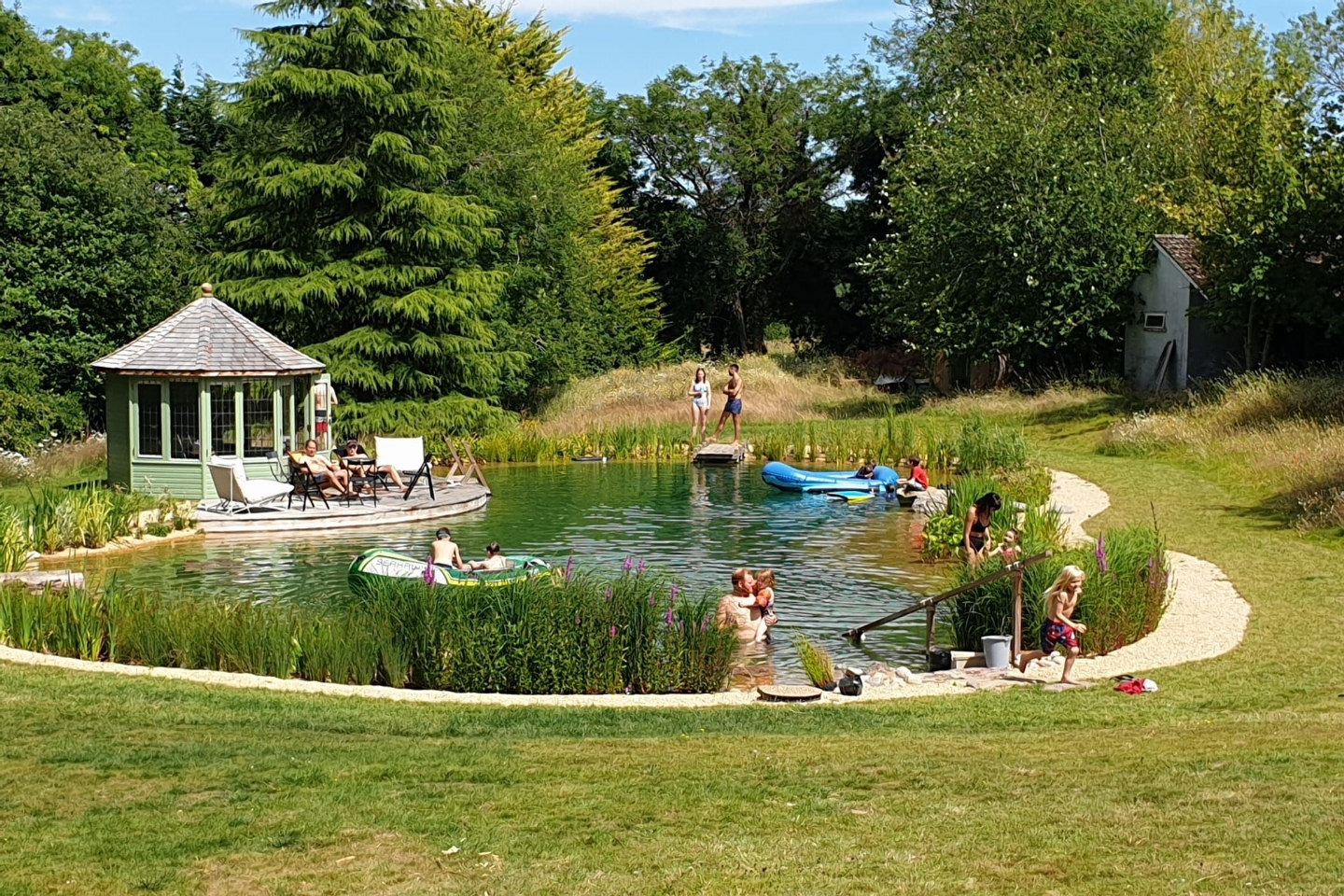 Swimming pond in Herts/Bucks