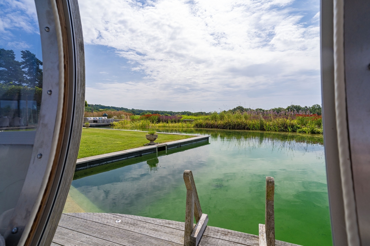 Swimming pond in Surrey