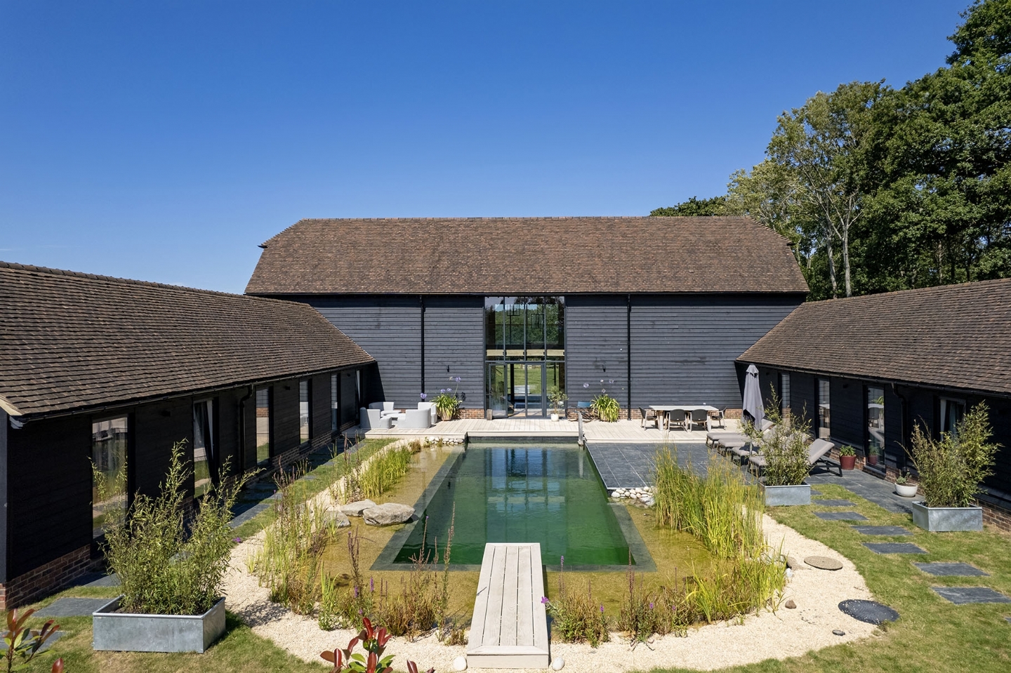 Swimming pond in East Sussex