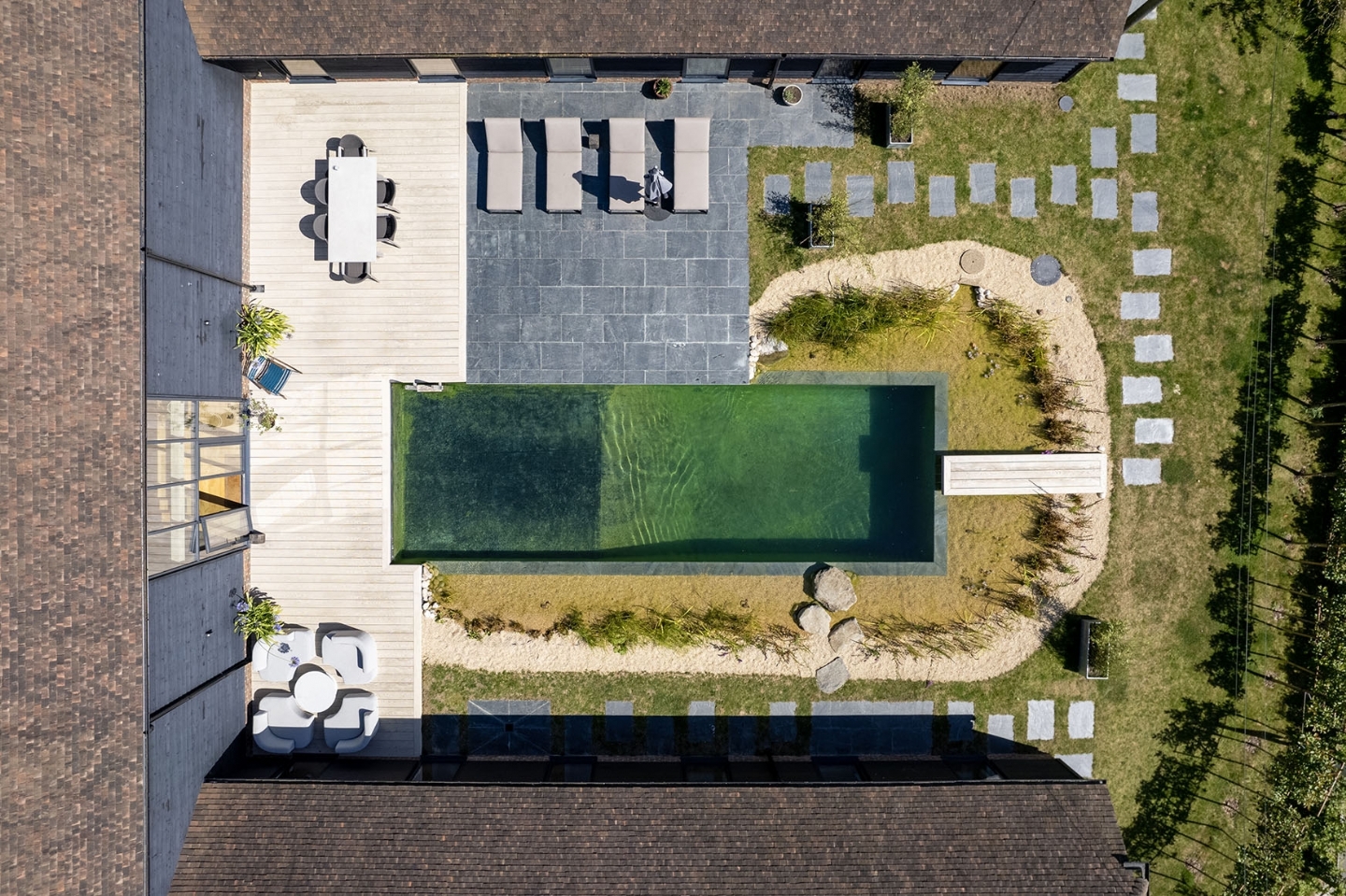 Swimming pond in East Sussex